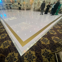 Yüksek Parlaklıkta Beyaz Akrilik Basit Dans Pisti-20x20/3ft*3ft/4ft*4ft/1m*1m Etkinlikler ve Düğünler İçin Hızlı Teslimat