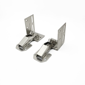 Charnières finlandaises européennes à fermeture amortie de 4 pouces, sans perçage, pour tiroirs de cuisine et couvercles de placards - Product Image 5