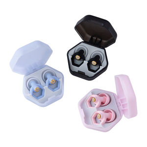 Bouchons d'oreilles en silicone souple haute fidélité NRR 23dB, meilleurs bouchons d'oreilles anti-bruit pour dormir, chasser, tirer, voyager, club - Product Image 5