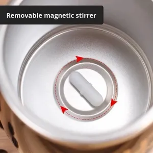 แก้วกาแฟไฟฟ้ากวนเองอัตโนมัติ ดีไซน์ทันสมัย วัสดุพลาสติก สำหรับคนขี้เกียจ ยอดนิยมในอินเทอร์เน็ต อุปกรณ์ฟิตเนส สำนักงาน หมุนด้วยแม่เหล็ก - Product Image 3