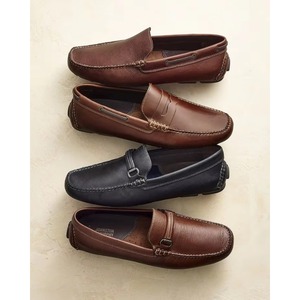 Zapatos Mocasines de Cuero de Moda 2025, Suaves, Cómodos y Transpirables, con Plantilla de PU, Zapatos Casuales Premium para Hombre - Product Image 1