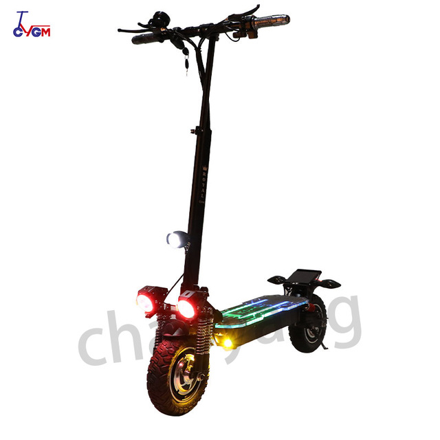 Electric Scooter 48v/60v 1200w/2400w Dual Drive Fast Two Wheel Foldable Customizable CYGM ES-003 Electric Scooter