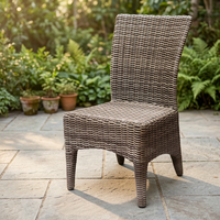 Chaise latérale en osier de haute qualité, chaise latérale zan au design moderne simple et élégant de Cirebon West Java indonésie
