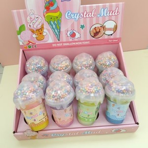 CHENXI Jouet éducatif personnalisé, boules de mousse en forme de crème glacée, slime opaque non toxique, boue cristalline 130 ml, cadeau d'anniversaire pour enfants - Product Image 5