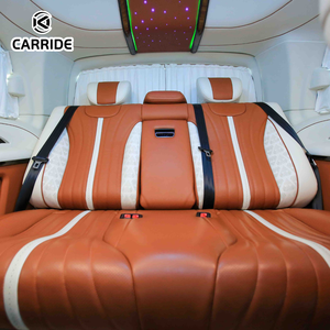 Carride Vito Model Auto Interieur SUV MPV Modificatie Ombouw Tan Ivoor Leder Lounge <span class=keywords><strong>Bed</strong></span> Sterrenhemel Plafond Bioscoopscherm - Product Image 4