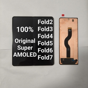 Écran AMOLED d'origine pour <span class=keywords><strong>Samsung</strong></span>, écran LCD Z Fold2 Fold3 Fold4 Fold5 Fold6 Fold7 Flip2 3 4 5, écran tactile, accessoires mobiles - Product Image 1