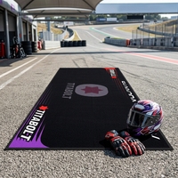 Tapis de sol en caoutchouc personnalisé imprimé pour motocross, moto tout-terrain, garage, avec système d'assemblage