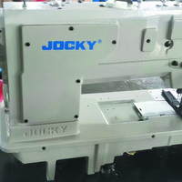 Machine à coudre industrielle JOCKY JK842 à double aiguille, petit crochet, barre à aiguille fixe, point de piqûre