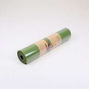 Tapis de yoga pliable double couche en suède antidérapant, idéal pour les voyages, 6 mm TPE, avec lignes de guidage, enroulable, 183 cm, avec sac de transport, commande en gros par l'<span class=keywords><strong>acteur</strong></span> - Product Image 2