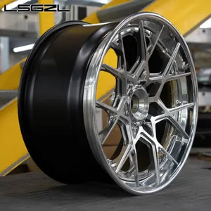 LSGZL 2 Pieces Passenger Car Wheels Rims 5x130 5x114.3 5x120 Aluminum Alloy Rims For Bmw Benz Audi