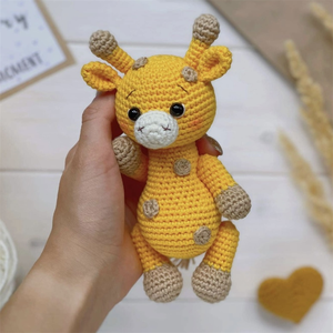 2024 <span class=keywords><strong>Fenn</strong></span> Crochet Magic Zoo Peluche Amigurumi Animaux Crochet Girafe Crochet Girafe Poupées - Product Image 4