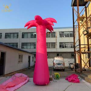 Palmera Inflable Rosa para Entrada de Discoteca, Globo de Cocotero con Tamaño Personalizado para Decoración de Fiestas de Carnaval y Festivales de Música - Product Image 6