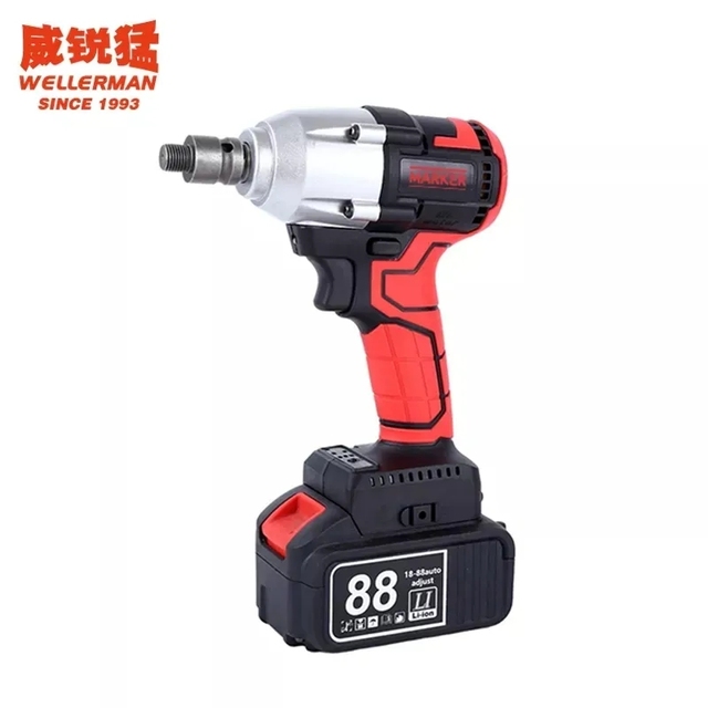 2500r/min Heavy Duty Air Electric Impact Wrench Cordless Battery Torque Wrench