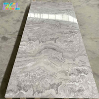 Pabrik RCL Grosir Panel Marmer Ramah Lingkungan Berlapis UV Lembaran Papan Berlapis UV Lembaran Marmer UV