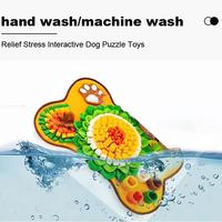Tapis de Sniffing Beke pour Chiens, en Forme d'Os, Distributeur Lent de Nourriture, Jouet d'Activité Olfactive en Coton Épais, Jeu d'Entraînement d'Intelligence, 64x43cm, 240g, Petite Taille