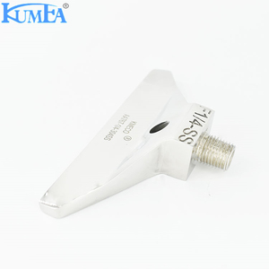 Boquilla de Aire <span class=keywords><strong>Silvent</strong></span> KUMEA para EE. UU., Marca Y767, 1/4\", Acero Inoxidable, Pieza en L para Limpieza - Product Image 2