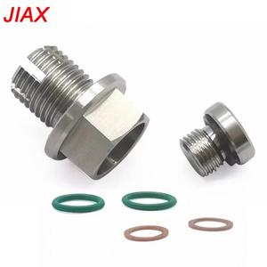Pièces de modification automobile : Bouchon de vidange <span class=keywords><strong>d</strong></span>'huile M14*1.5 en acier inoxydable, kit de réparation de filetage de carter <span class=keywords><strong>d</strong></span>'huile avec joint torique et joint en cuivre - Product Image 6