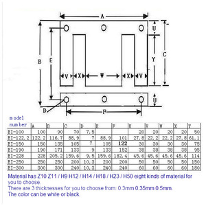 <span class=keywords><strong>EI</strong></span>-105-4hole Z11/0.35 <span class=keywords><strong>EI</strong></span> loại tấm từ biến Áp Lõi Sắt Điện thép nhiều lớp lõi thép - Product Image 5