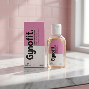 Gynofit-V Nettoyant Intime Botanique à l'Aloe Vera, Manju Phal, Amalaki, Dhoteki, Ashoka et Fitkari pour une Hygiène Quotidienne - Product Image 3