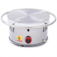 Machine à crêpes rotative au gaz en acier inoxydable de qualité supérieure personnalisée, réduction du bruit pour équipement commercial professionnel