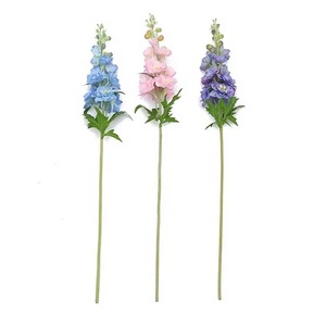 Flor de Delphinium Ajacis Artificial de Alta Calidad en Color Blanco, Azul y Rosa para Centro de Mesa, Decoración de Bodas y Hogar - Product Image 2