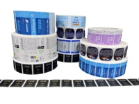 Étiquettes personnalisées en BOPP colorées, de qualité alimentaire, autocollantes, durables, imperméables, avec marquage à chaud pour sacs de nourriture pour animaux de compagnie, livraison rapide depuis Shenzhen