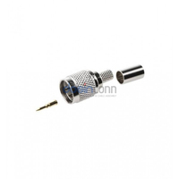 Connecteur mâle en cuivre TNC-J-3 avec broche interne, adaptateur RF pour câble coaxial RG58, type jack/fiche