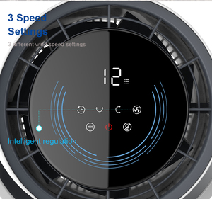 <span class=keywords><strong>Ventilador</strong></span> de <span class=keywords><strong>Torre</strong></span> Multifunción con Viento Fresco, 360 °   Rotación, Control Remoto, Luz LED, Temporizador de Sueño de 12 Horas y Circulación de Aire Silenciosa - Product Image 6