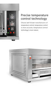 فرن كهربائي تجاري مزدوج الزجاج للمخابز من كومتيل، موقد غاز بـ 6 شعلات مع مقلاة عميقة بدون زيت - Product Image 5
