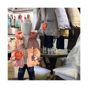 Chaqueta de invierno para niños, abrigo de invierno para niñas, abrigo cálido de cuello grueso de piel con capucha, abrigos largos para adolescentes - Product Image 2