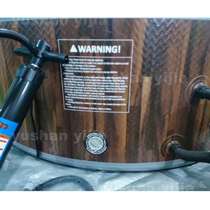 Inflatable ngoài trời xách tay Spa Luxe airjet massage Inflatable bồn tắm Whirlpool bồn tắm nước nóng Spa với 4-6adults - Product Image 5