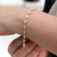 Mode moissanite véritable 18k or designer bracelets en diamant breloques moissanite bijoux avec certificat gra bijoux bracelets