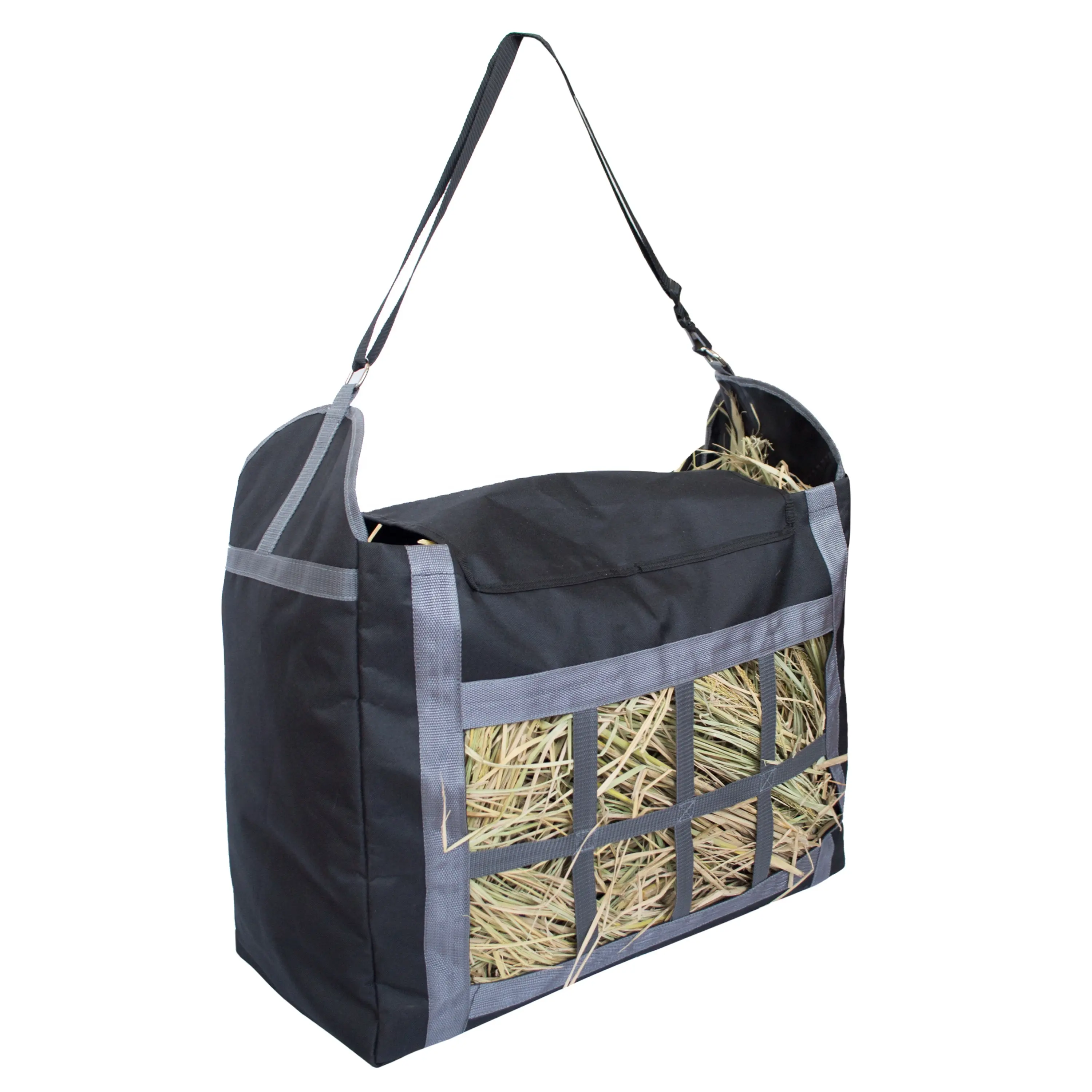 Slow Hay Storage Bags Large Capacity Hay Storage Net Durable Horse Hay Bag Reducing Waste for Goat Donkey Horse