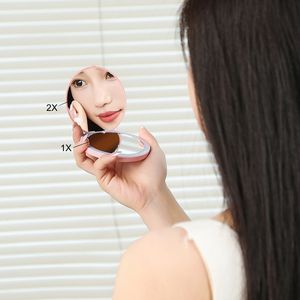 1X 2X lupa recargable portátil <span class=keywords><strong>de</strong></span> viaje <span class=keywords><strong>Led</strong></span> <span class=keywords><strong>espejo</strong></span> <span class=keywords><strong>de</strong></span> bolsillo logotipo personalizado plegable pantalla táctil inteligente <span class=keywords><strong>Led</strong></span> <span class=keywords><strong>espejo</strong></span> <span class=keywords><strong>de</strong></span> maquillaje - Product Image 4