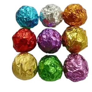 チョコレートアルミラッピングホイルキャンディーとチョコレートラッパー紙アルミホイルロール