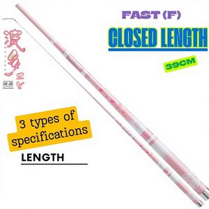 Canne à pêche télescopique ultra-légère DK Taiwan Design, 95% fibre de carbone, eau douce pour réservoir et étang, modèle 2.1-2.4m - Product Image 1