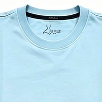 T-shirt décontracté unisexe à manches courtes, col en V, respirant, coupe ample, antibactérien, séchage rapide, motif, couleur personnalisée, tricot 220 grammes