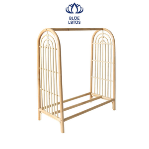 Estante de ropa de ratán, artesanía de Vietnam - Product Image 5