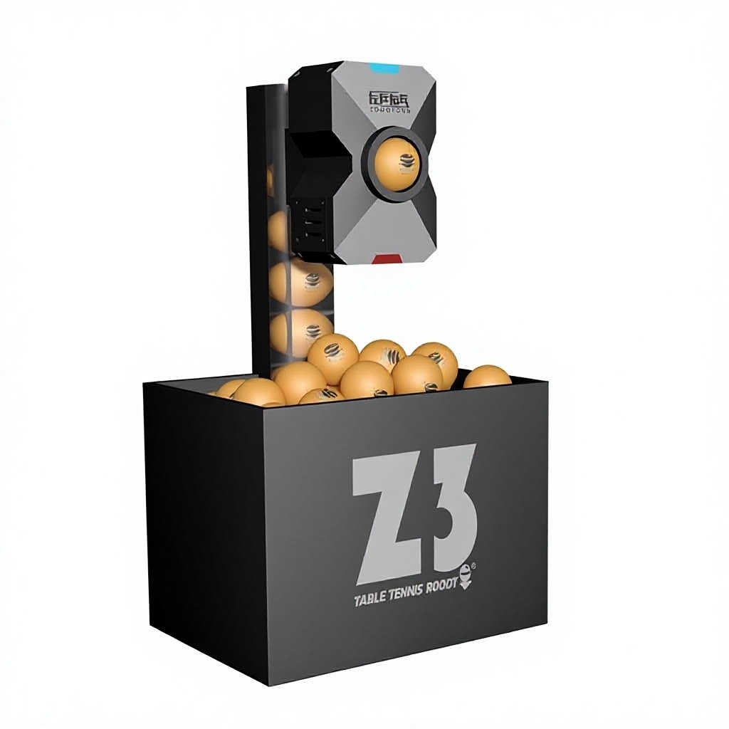 Z3 Resin Table Tennis Ball Machine Left Right Home Single Automatic Training Device Professional