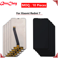 MOQ: 10 Piezas al por Mayor para Xiaomi Redmi 7 M1810F6LG, Pantalla LCD, Digitalizador de Pantalla Táctil, Ensamblaje con/sin Marco