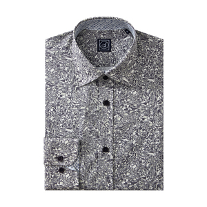 Chemise boutonnée décontractée pour homme, design personnalisé, 100% coton, imprimé numérique, motif unique, automne, écologique, pour streetwear - Product Image 3