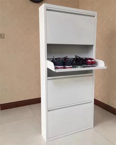 Gabinete <span class=keywords><strong>de</strong></span> zapatos <span class=keywords><strong>de</strong></span> metal <span class=keywords><strong>de</strong></span> estilo moderno Gabinete <span class=keywords><strong>de</strong></span> estante <span class=keywords><strong>de</strong></span> zapatos <span class=keywords><strong>de</strong></span> 4 capas para el hogar Gabinete moderno <span class=keywords><strong>de</strong></span> zapatos - Product Image 4