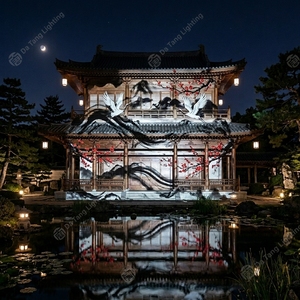 Sistema de Proyección de Mapeo 3D para Exteriores, para Iluminación de Fachadas de Edificios y Experiencias de Turismo Nocturno en Sitios Emblemáticos - Product Image 2
