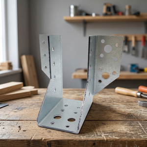 Connecteur de poutre de pergola métallique réglable à 3 voies pour structures en bois, support d'angle en acier à 3 voies pour poutre en bois et structure de pergola - Product Image 2