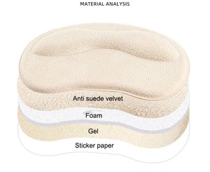 Gót lót Grips tự dính gót chân đệm chèn ngăn chặn trượt, cọ xát, mụn nước, đau chân, và cải thiện phù hợp với giày - Product Image 5