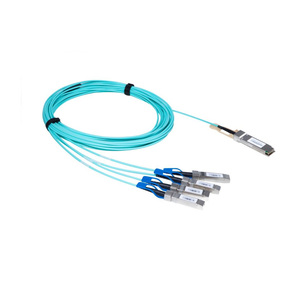 ชุดประกอบสายเคเบิล QSFP-40G QSFP-DD 200G ถึง2 * QSFP28 DAC Q4S56-200G PVC/LSZH0.5m ~ 5M - Product Image 1