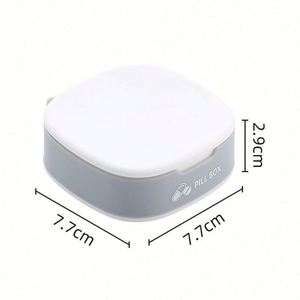 Boîte de rangement pour pilules en plastique personnalisée promotionnelle, boîtes de rangement en plastique pour la gestion des médicaments - Product Image 2