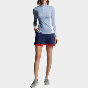 Custom OEM Womens 1/4 Zip <strong>Long</strong> <strong>Sleeve</strong> <strong>Golf</strong> Shirt Women's Printed UPS50+ Sun Protection <strong>Golf</strong> <strong>Top</strong> - Product Image 6