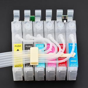 Système d'encre CISS vide T0801-T0806 pour <span class=keywords><strong>Epson</strong></span> PX50 PX650 PX660 PX700W PX710W PX720WD PX730WD <span class=keywords><strong>PX800FW</strong></span> PX810 6 couleurs - Product Image 3