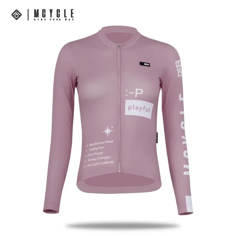 Mcycle High Quality Cycling Clothing OEM Pro Team Design Mountain Bike Jersey Long Sleeve Custom Cycling Jersey